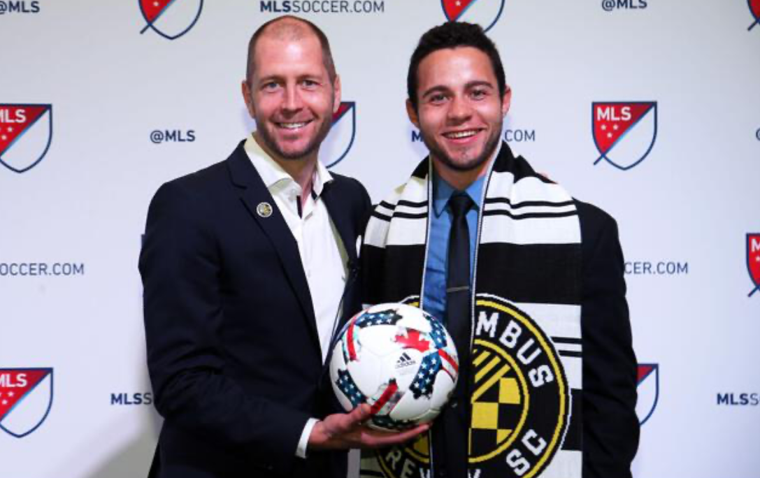 With Gregg Berhalter, 2017 MLS SuperDraft