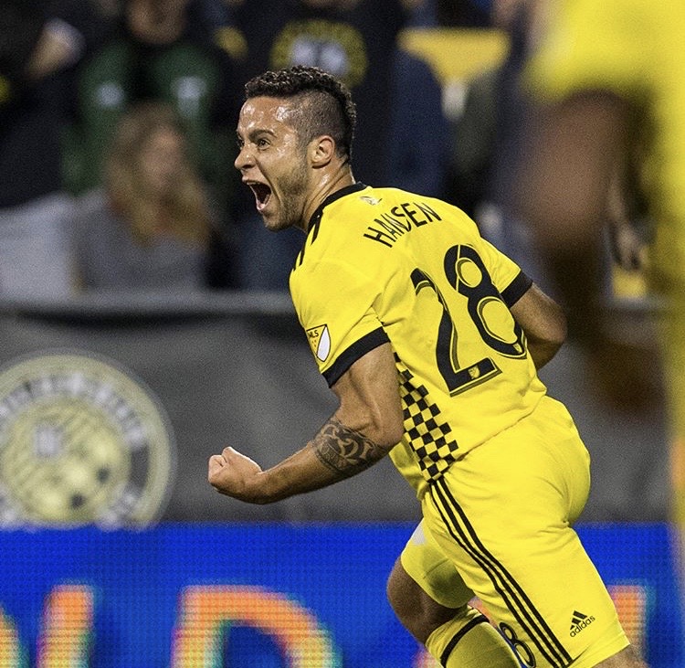 First MLS goal, Columbus Crew SC